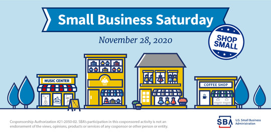 Small Business Saturday, November 28, 2020