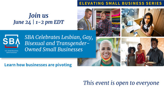 LGBT Webinar on June 24 at 1 pm EDT