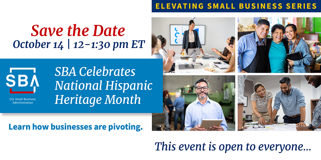 SBA celebrates National Hispanic Heritage Month with Webinar