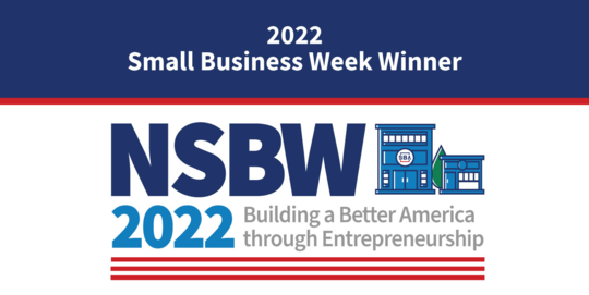 2022 National Small Business Week Winner, NSBW