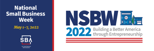 Banner for National Small Business Week