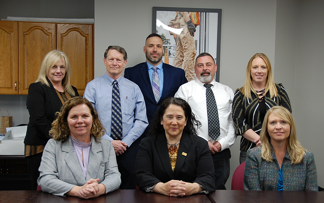 image of new hampshire district office staff with administrator guzman