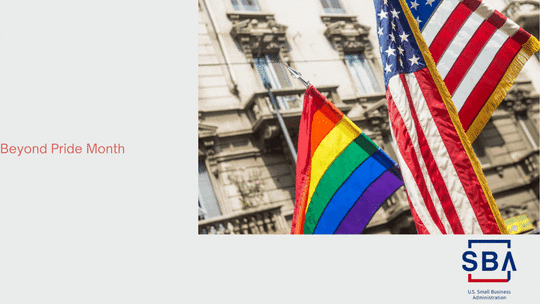 Being an active ally as a small business - Beyond Pride Month. June 29, 2022 11 AM - 12 PM PDT Via Microsoft Teams