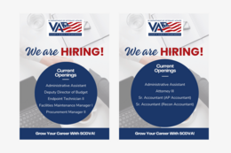 SCDVA Hiring Graphic