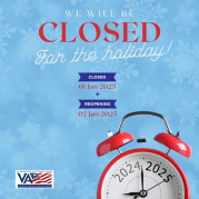 SCDVA Holiday Hours