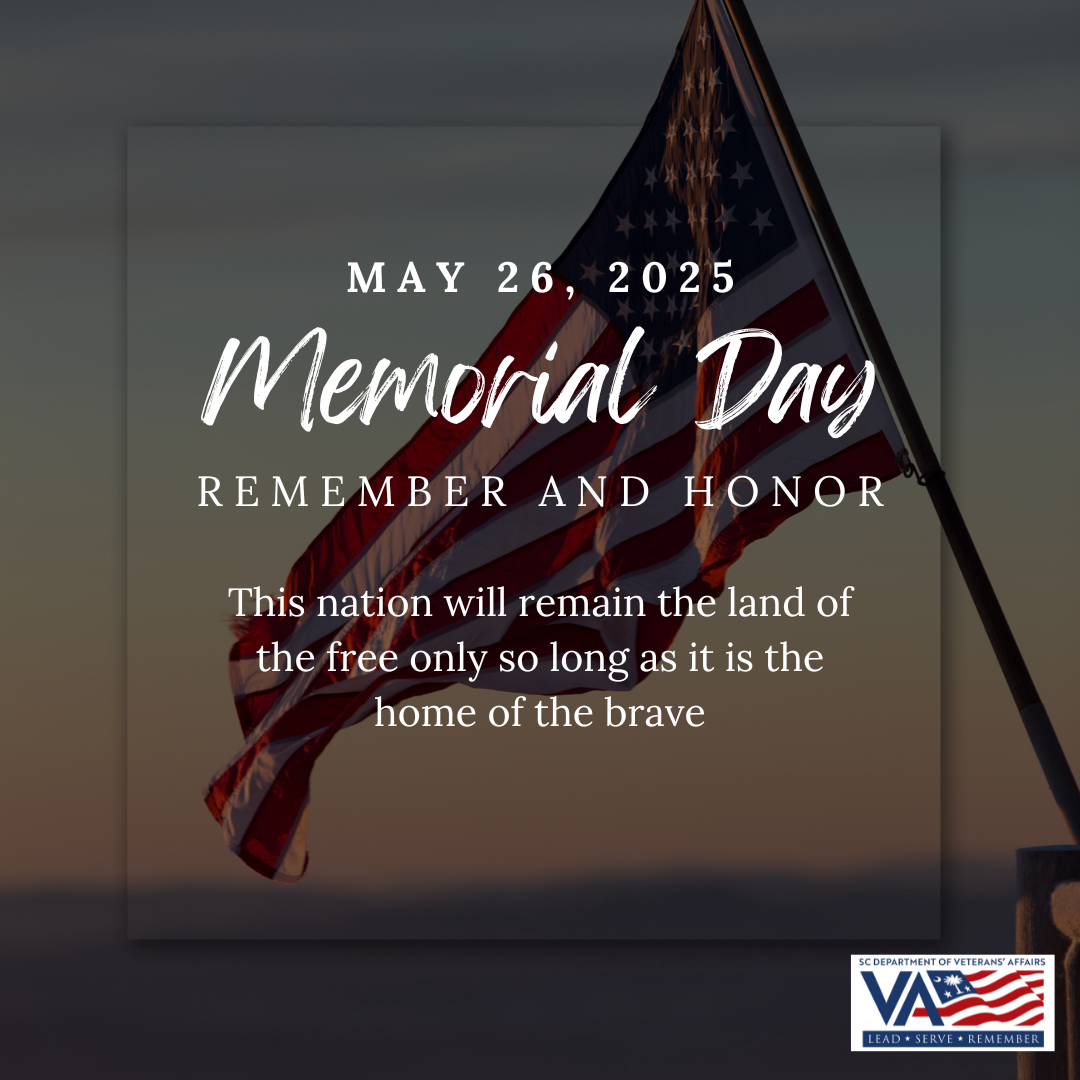 Memorial Day 2025 Date Graphic