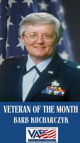 Jone VOTM Lt. Col. Barb Kucharczyk, USAF (Ret.)