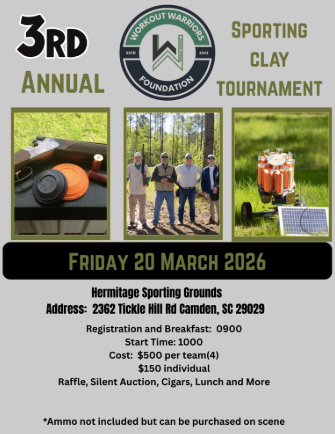 Workout Warrior Clay Shooting Tournament