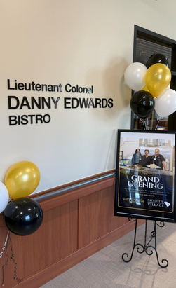 Lt. Col Danny Edwards Bistro Opening
