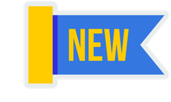 Graphic of the word NEW