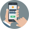 Online payment icon