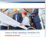 Cover page of the Operating a Workforce EN Planning Guide and Workbook