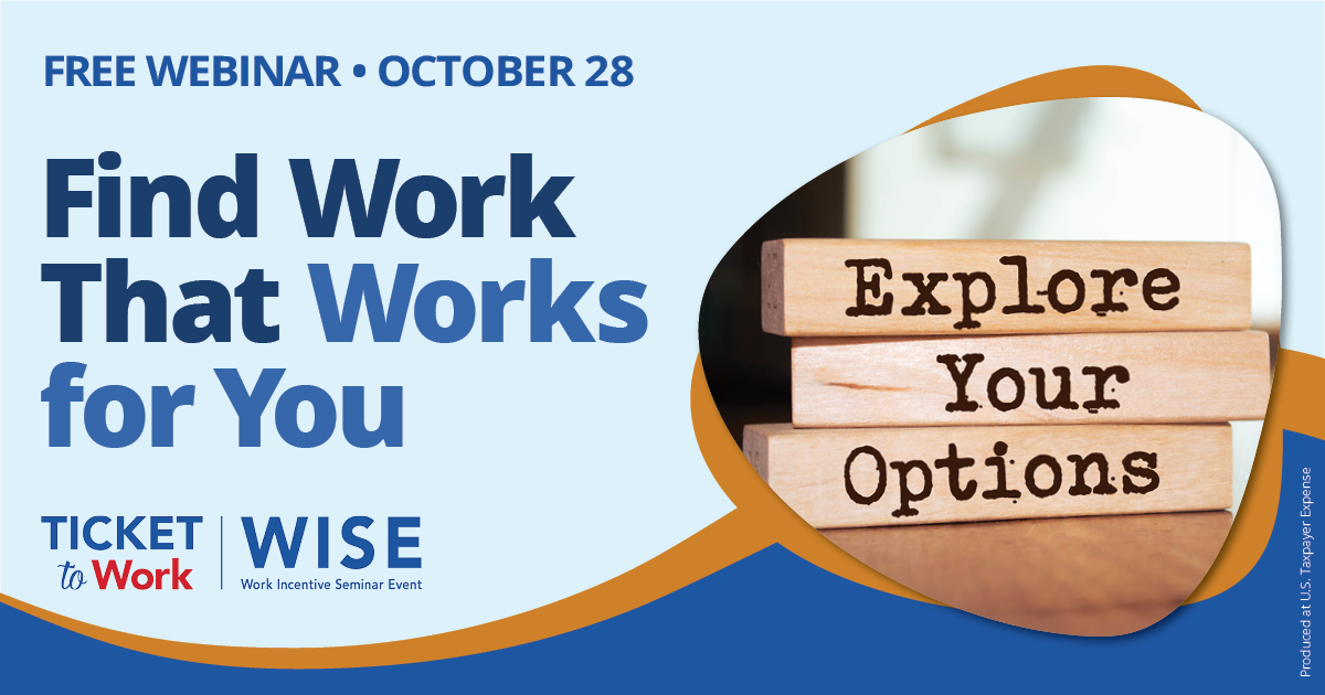 October WISE Webinar: Find Work that Works for You