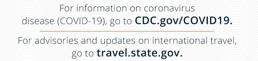 For information on COVID-19, go to cdc.gov/covid19