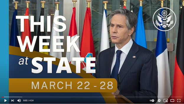 Screenshot of This Week At State video for week of March 22, 2021