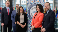 Five council members of the Arab-Americans in Foreign Affairs Agencies Employee Affinity Group. 