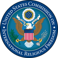 Official seal of the United States Commission on International Religious Freedom.