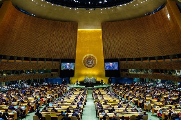Photograph of the entire UN General Assembly taken on September 21st.