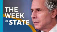 Secretary Blinken and the words "The Week at State"