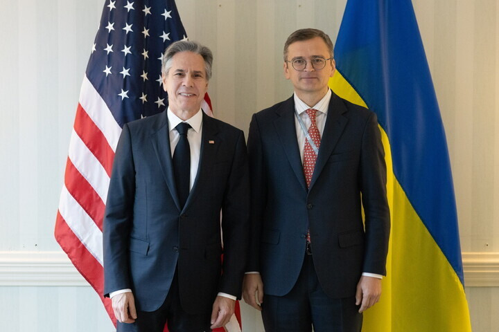 Secretary Blinken in Munich, Germany with Dmytro Kuleba, Ukraine’s minister of foreign affairs