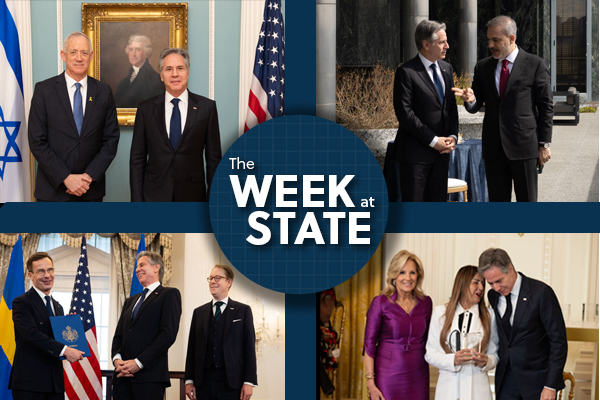Week at State Collage, Secretary Blinken Welcomes Sweden to NATO