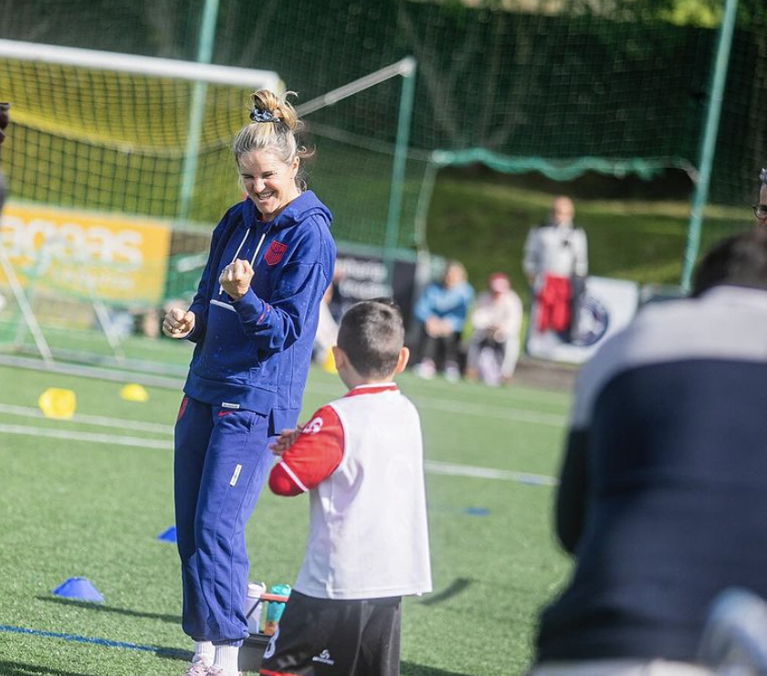  U.S. soccer player Carli Lloyd is one of four U.S. Sports Envoys for Spring 2024.