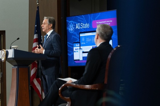 Secretary Blinken discusses how the Department is using AI.