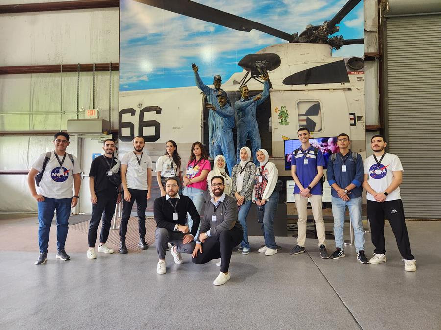 The U.S. Embassy in Cairo welcomed 11 Egyptian students who recently visited the U.S. to attend the NASA Space Camp.