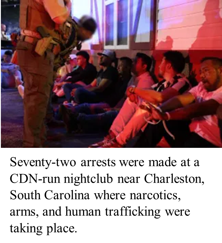 CDN-run nightclub arrest