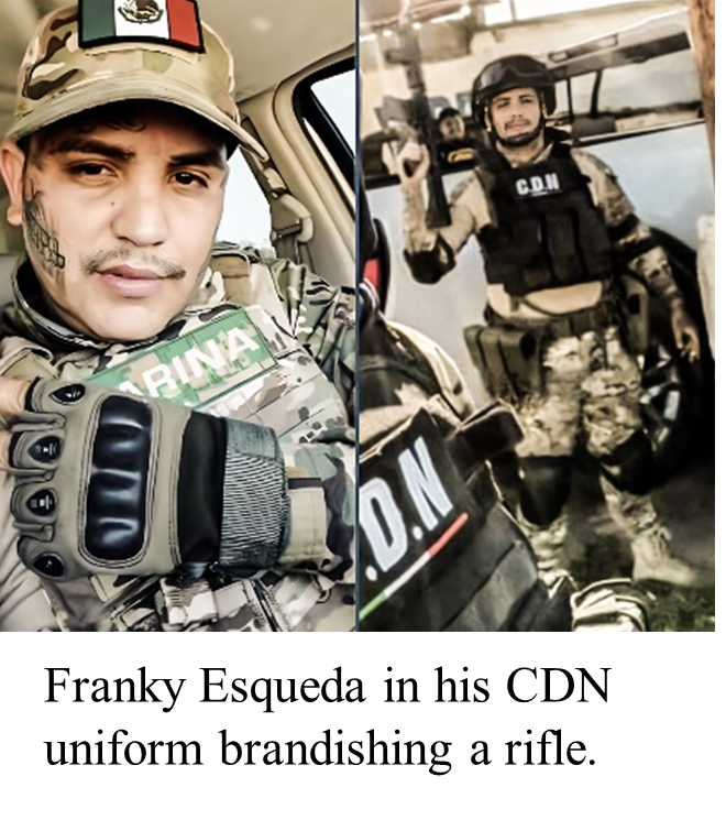 Franky Esqueda in CDN Uniform