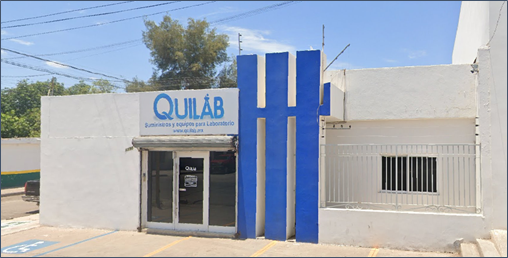 Qui Lab storefront in Ciudad Obregon, Sonora