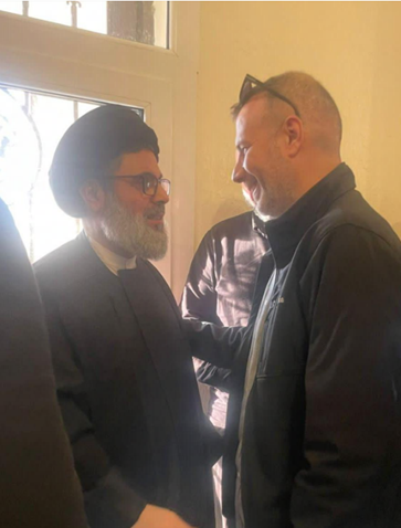 null Alaa Hamieh with deceased Hizballah Executive Council Leader Hashem Safieddine