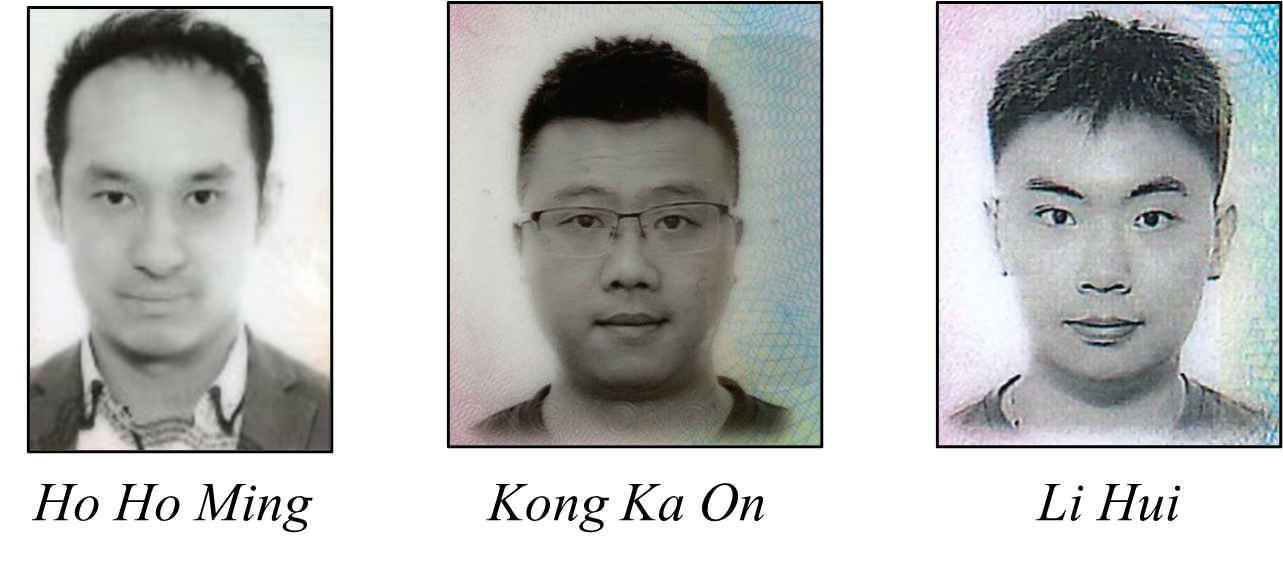 Ho Ho Ming, Kong Ka On, Li Hui
