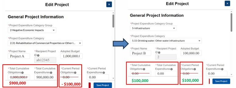 Reclassification Screenshot