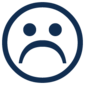 frowny face icon
