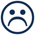 frowny face icon