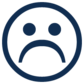 frowny face icon