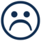 frowny face icon