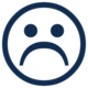 frowny face icon