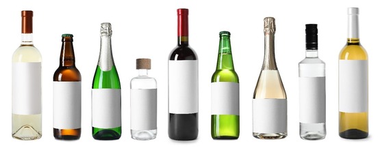 bottles labels