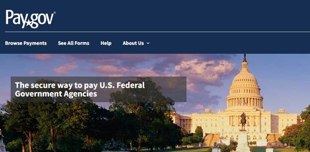 pay.gov payments