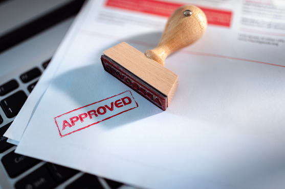 approved stamp