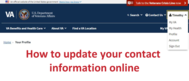 update VA contact info