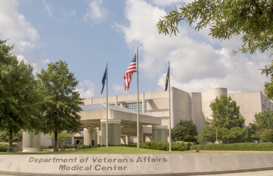 Photograph of the outside of a VA Medical Center building