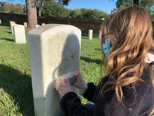 natl day of service headstone cleaning