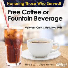 free coffee at VA canteens