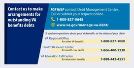 va contact numbers for debt relief