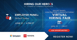 virtual hiring event on June 23, 2022