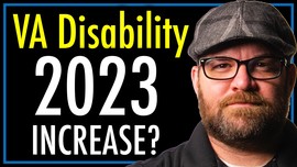 man next to headline va disability increase for 2023?