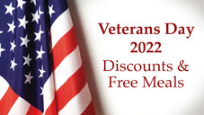 veterans day 2022 discounts and free meals